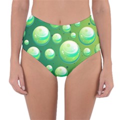 Background Colorful Abstract Circle Reversible High-waist Bikini Bottoms by Nexatart