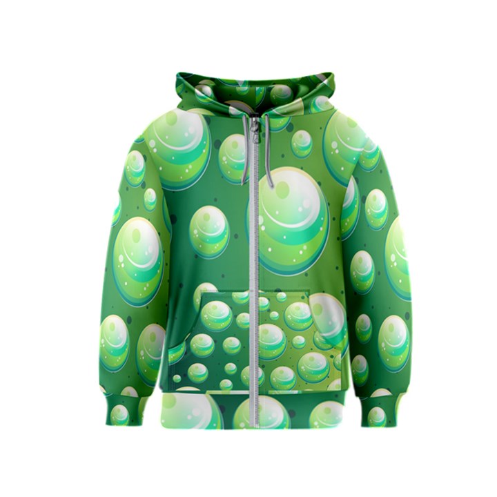 Background Colorful Abstract Circle Kids  Zipper Hoodie