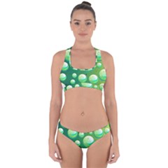 Background Colorful Abstract Circle Cross Back Hipster Bikini Set by Nexatart