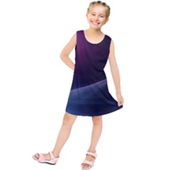 Abstract Form Color Background Kids  Tunic Dress by Nexatart