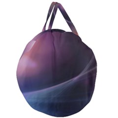 Abstract Form Color Background Giant Round Zipper Tote by Nexatart