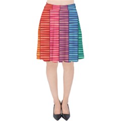 Background Colorful Abstract Velvet High Waist Skirt by Nexatart