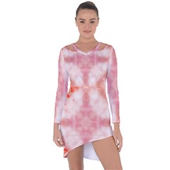 Heart Background Wallpaper Love Asymmetric Cut-out Shift Dress by Nexatart