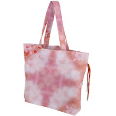 Heart Background Wallpaper Love Drawstring Tote Bag