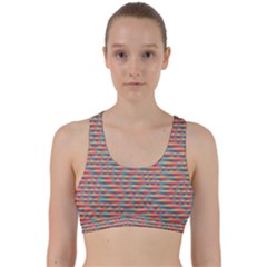 Background Abstract Colorful Back Weave Sports Bra by Nexatart