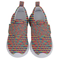 Background Abstract Colorful Velcro Strap Shoes