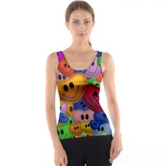 Heart Love Smile Smilie Tank Top by Nexatart