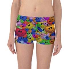 Heart Love Smile Smilie Reversible Boyleg Bikini Bottoms by Nexatart