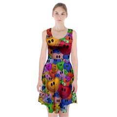 Heart Love Smile Smilie Racerback Midi Dress by Nexatart