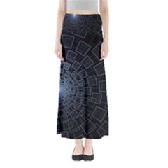 Pattern Abstract Fractal Art Full Length Maxi Skirt by Nexatart