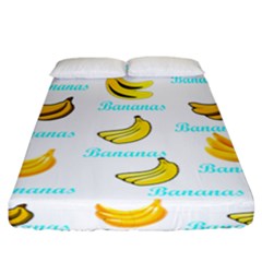 Bananas Fitted Sheet (california King Size) by cypryanus