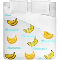 Bananas Duvet Cover Double Side (king Size) by cypryanus