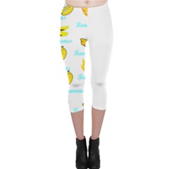 Bananas Capri Leggings  by cypryanus