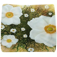 Summer Anemone Sylvestris Seat Cushion