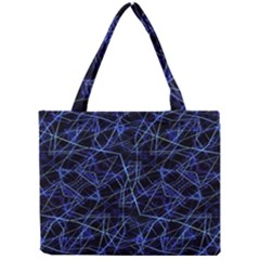 Galaxy Linear Pattern Mini Tote Bag by dflcprints