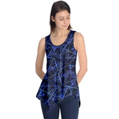 Galaxy Linear Pattern Sleeveless Tunic by dflcprints