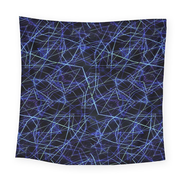 Galaxy Linear Pattern Square Tapestry (Large)