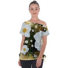 Summer Anemone Sylvestris Tie-up Tee