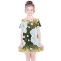 Summer Anemone Sylvestris Kids  Simple Cotton Dress View1