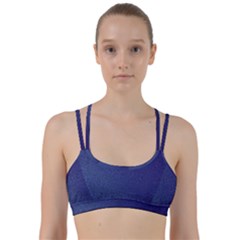 Fractal Rendering Background Blue Line Them Up Sports Bra by Nexatart