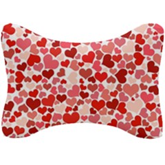 Abstract Background Decoration Hearts Love Seat Head Rest Cushion