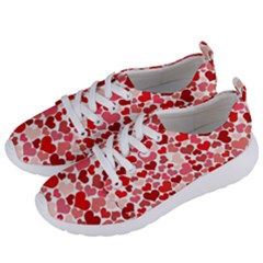 Abstract Background Decoration Hearts Love Women s Lightweight Sports Shoes by Nexatart