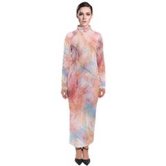 Wallpaper Design Abstract Turtleneck Maxi Dress