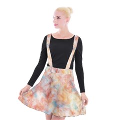 Wallpaper Design Abstract Suspender Skater Skirt by Nexatart