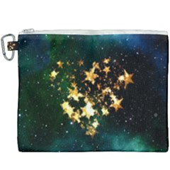 Heart Love Universe Space All Sky Canvas Cosmetic Bag (xxxl) by Nexatart