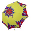 Embroidery Dab Color Spray Hook Handle Umbrellas (Medium) View2