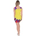 Embroidery Dab Color Spray Bodycon Dress View4