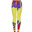 Embroidery Dab Color Spray Leggings  View2