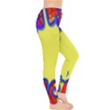 Embroidery Dab Color Spray Leggings  View4