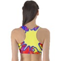 Embroidery Dab Color Spray Sports Bra View2