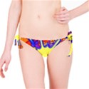 Embroidery Dab Color Spray Bikini Bottom View1