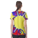 Embroidery Dab Color Spray Women s Sport Mesh Tee View2