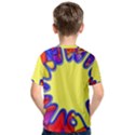 Embroidery Dab Color Spray Kids  Cotton Tee View2