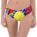 Embroidery Dab Color Spray Reversible Classic Bikini Bottoms View1