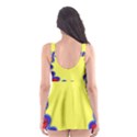 Embroidery Dab Color Spray Skater Dress Swimsuit View2