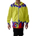 Embroidery Dab Color Spray Hooded Windbreaker (Kids) View1