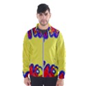 Embroidery Dab Color Spray Windbreaker (Men) View1