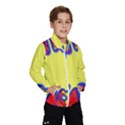 Embroidery Dab Color Spray Windbreaker (Kids) View1