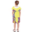 Embroidery Dab Color Spray Kids  Drop Waist Dress View2