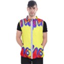 Embroidery Dab Color Spray Men s Puffer Vest View1