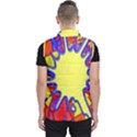 Embroidery Dab Color Spray Men s Puffer Vest View2