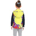 Embroidery Dab Color Spray Kid s Hooded Puffer Vest View2