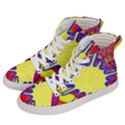 Embroidery Dab Color Spray Men s Hi-Top Skate Sneakers View2