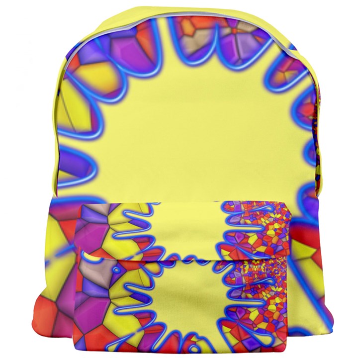 Embroidery Dab Color Spray Giant Full Print Backpack