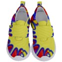 Embroidery Dab Color Spray Velcro Strap Shoes View1