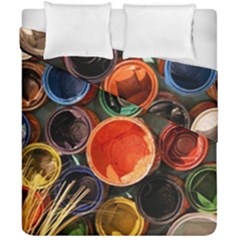 Color Box Colorful Art Artwork Duvet Cover Double Side (california King Size) by Nexatart